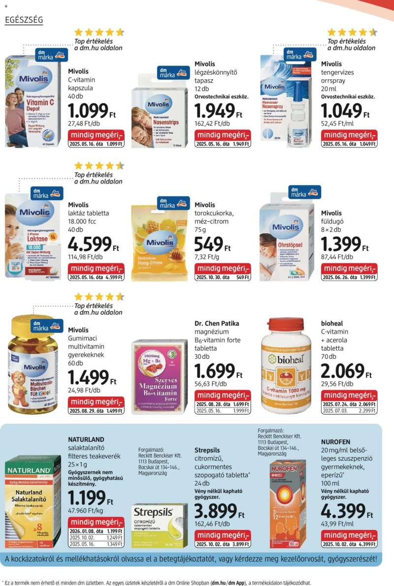 DM Drogerie Markt Akciós újság DM Drogerie Markt 4 oldal