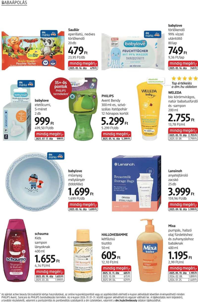 DM Drogerie Markt Akciós újság DM Drogerie Markt 8 oldal