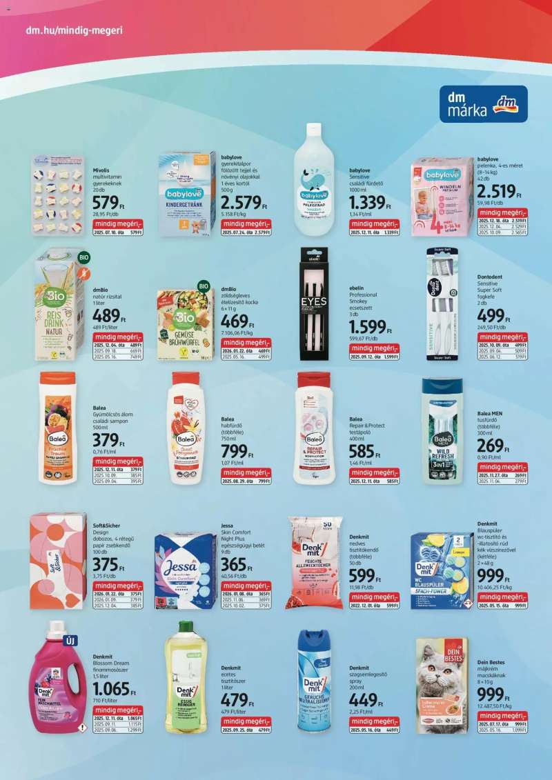 DM Drogerie Markt Akciós újság DM Drogerie Markt 2 oldal