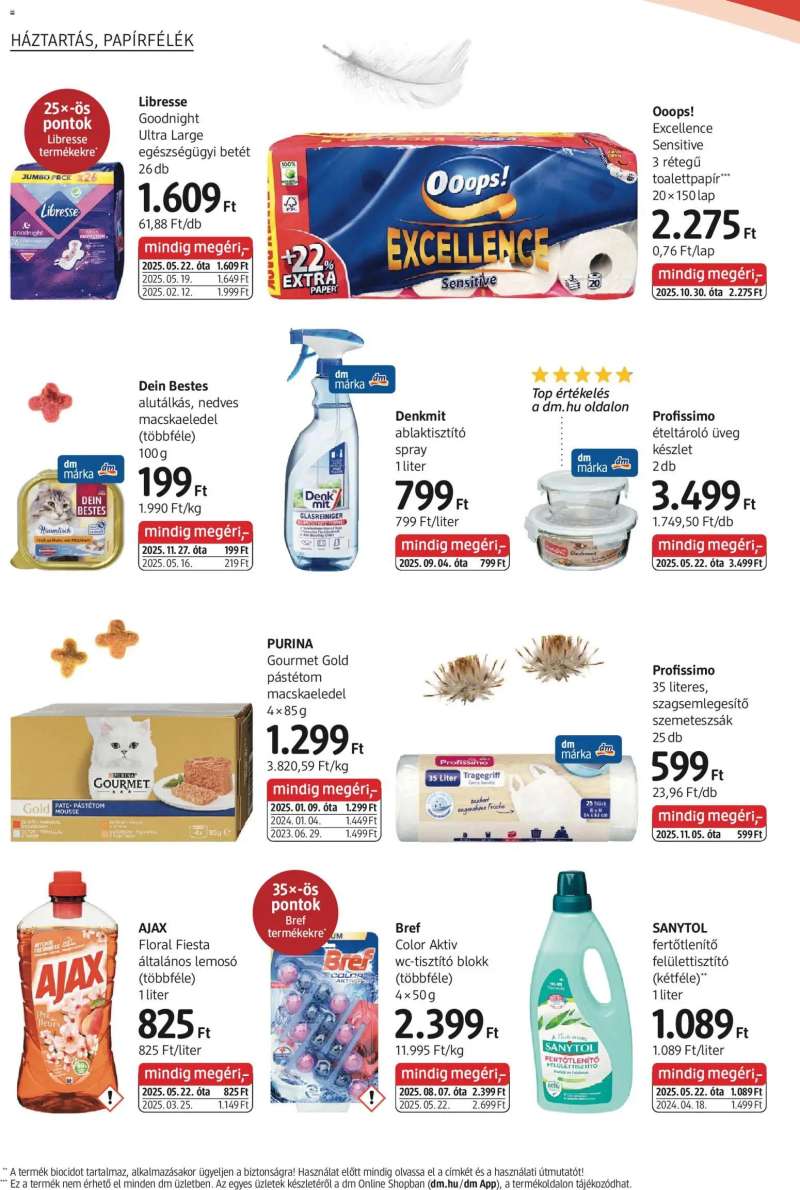 DM Drogerie Markt Akciós újság DM Drogerie Markt 22 oldal