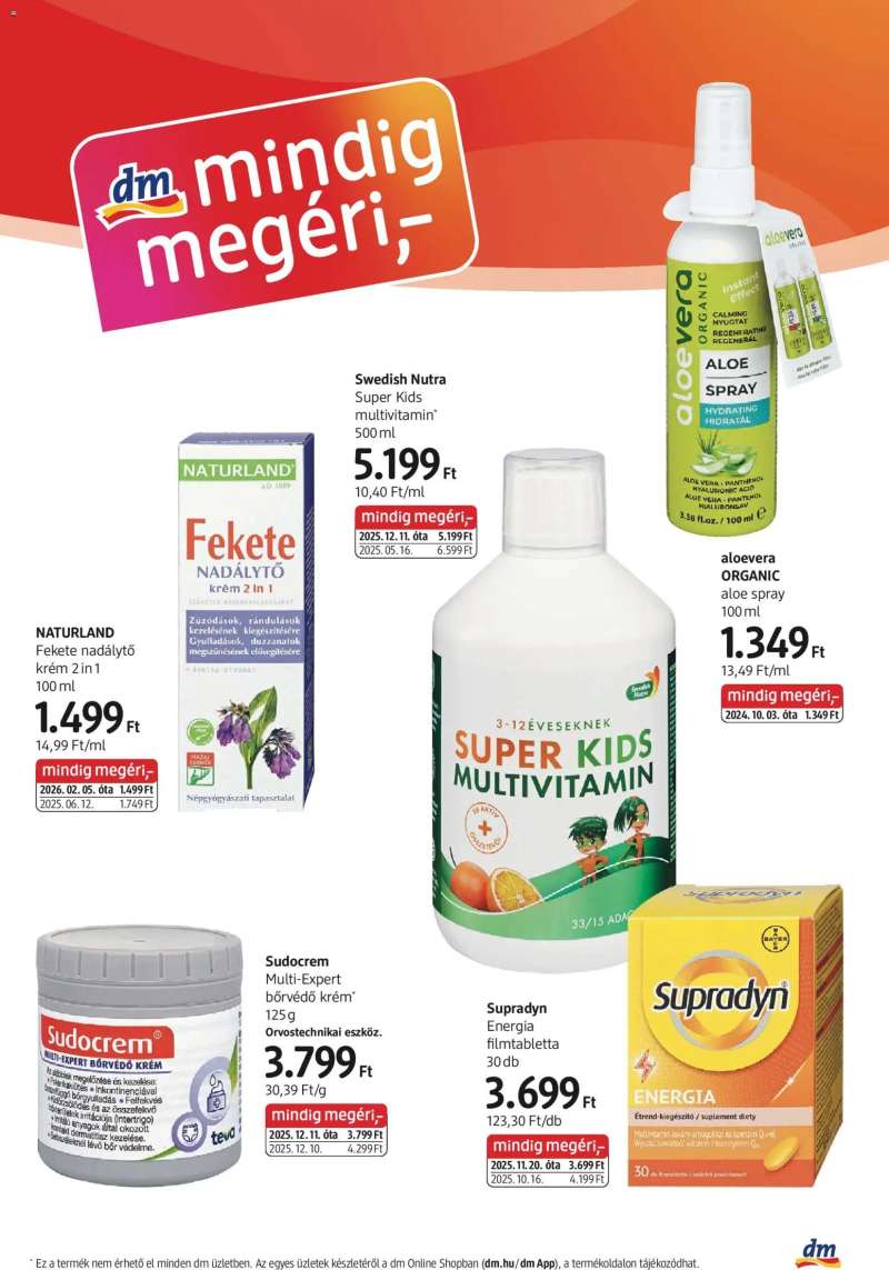 DM Drogerie Markt Akciós újság DM Drogerie Markt 3 oldal