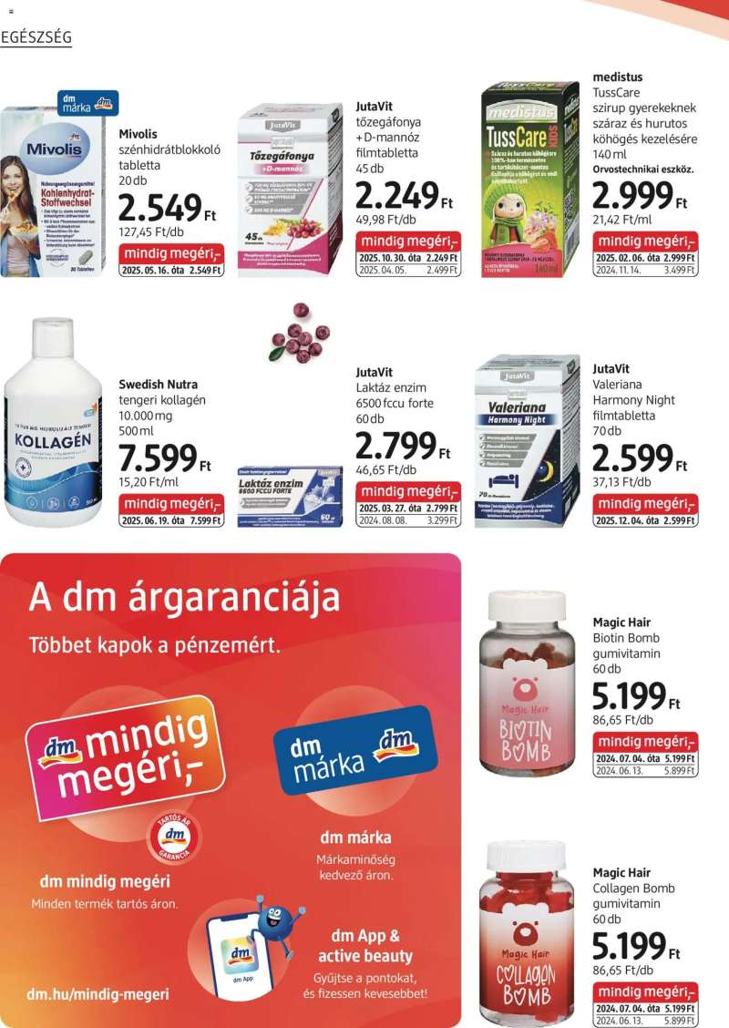 DM Drogerie Markt Akciós újság DM Drogerie Markt 4 oldal