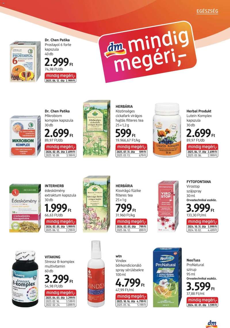 DM Drogerie Markt Akciós újság DM Drogerie Markt 5 oldal