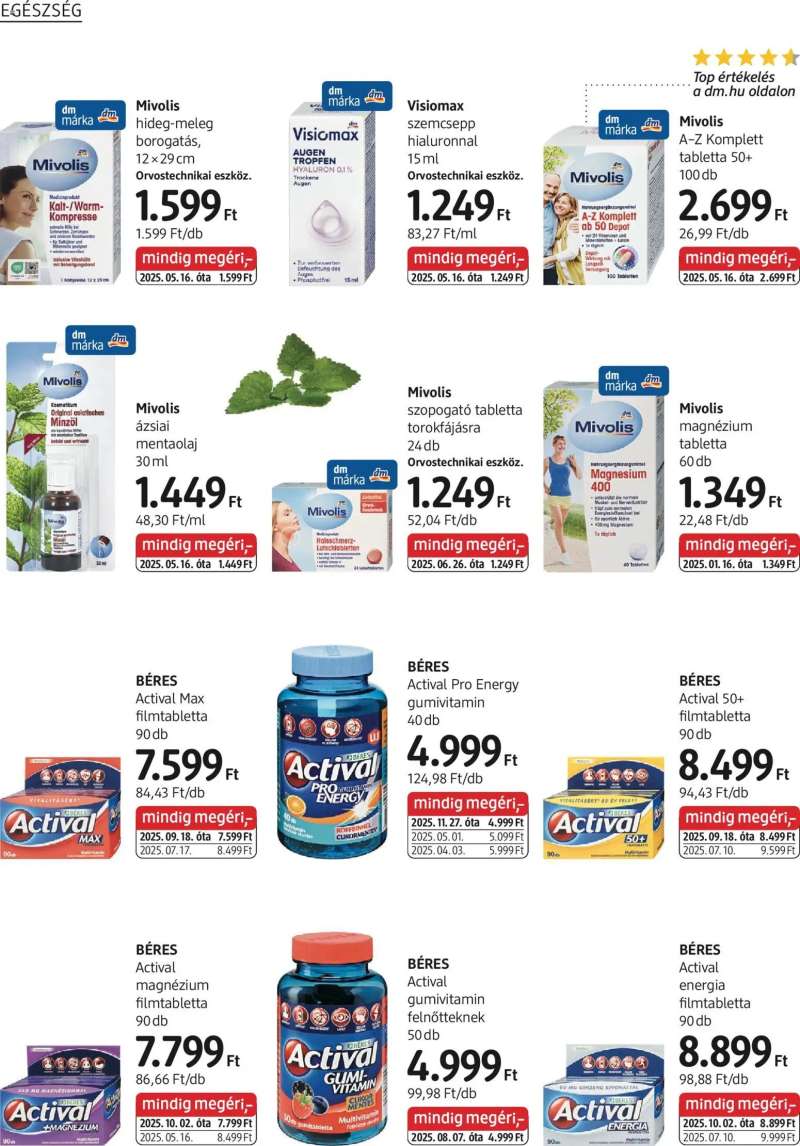 DM Drogerie Markt Akciós újság DM Drogerie Markt 6 oldal