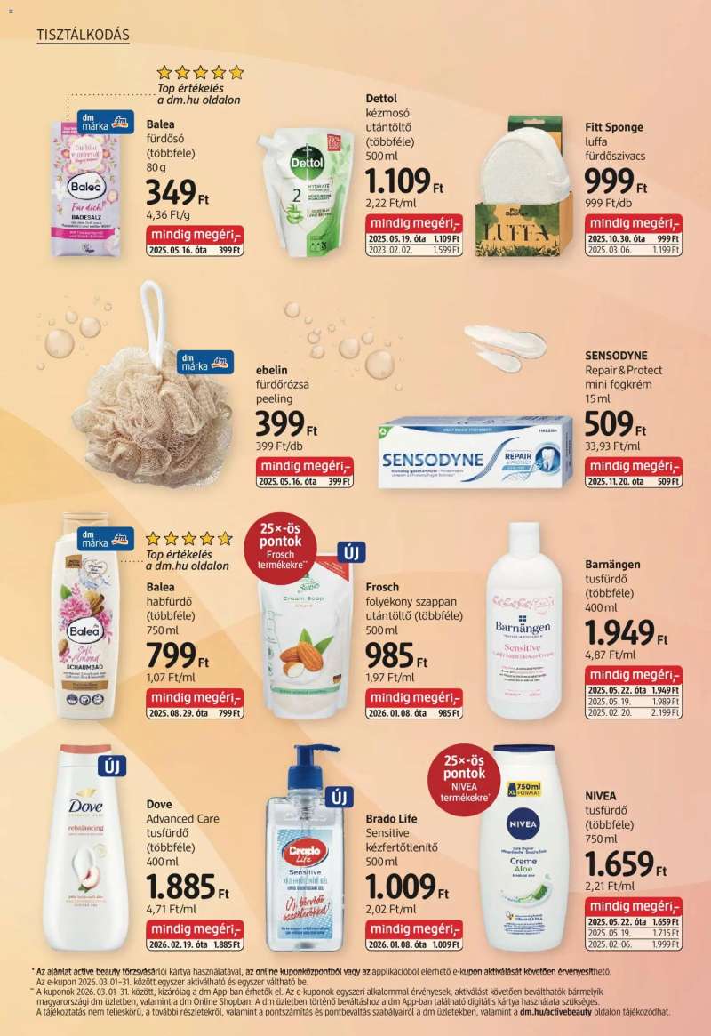 DM Drogerie Markt DM Drogerie Markt akciós újság 10 oldal