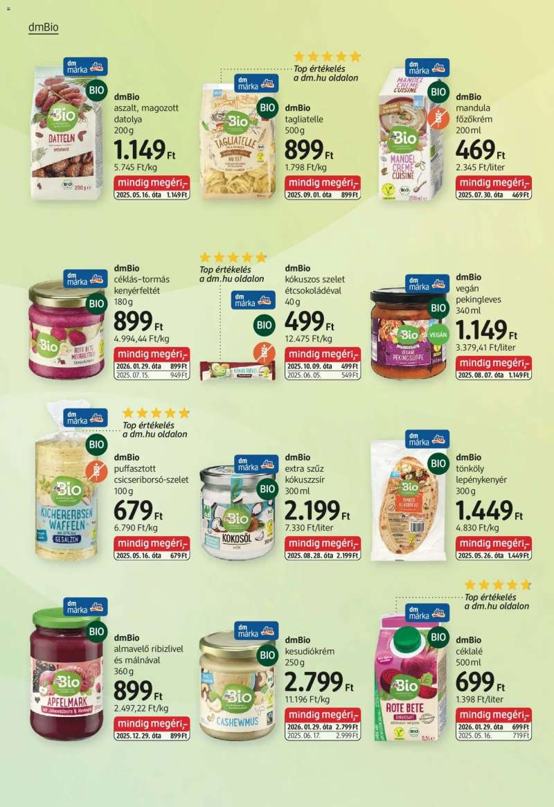 DM Drogerie Markt DM Drogerie Markt akciós újság 16 oldal