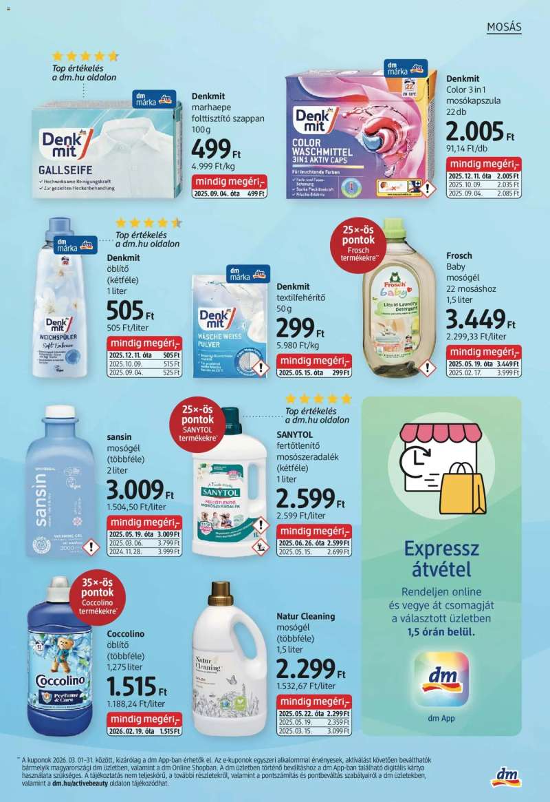 DM Drogerie Markt DM Drogerie Markt akciós újság 21 oldal