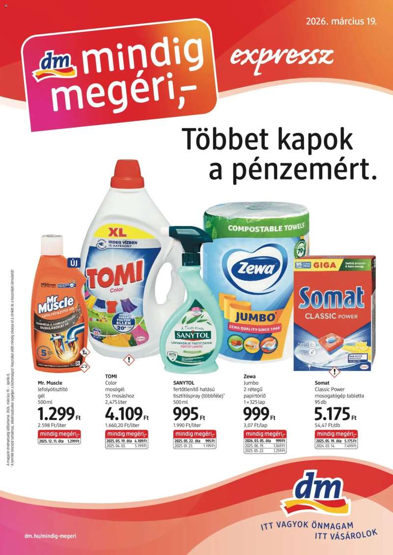 DM Drogerie Markt DM Drogerie Markt akciós újság 1 oldal