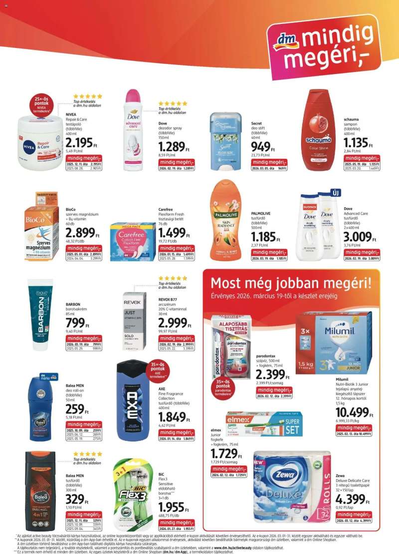 DM Drogerie Markt DM Drogerie Markt akciós újság 3 oldal