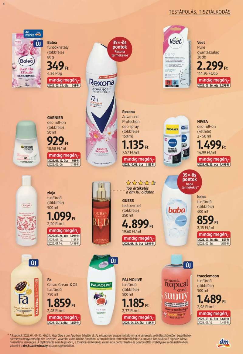 DM Drogerie Markt DM Drogerie Markt akciós újság 13 oldal