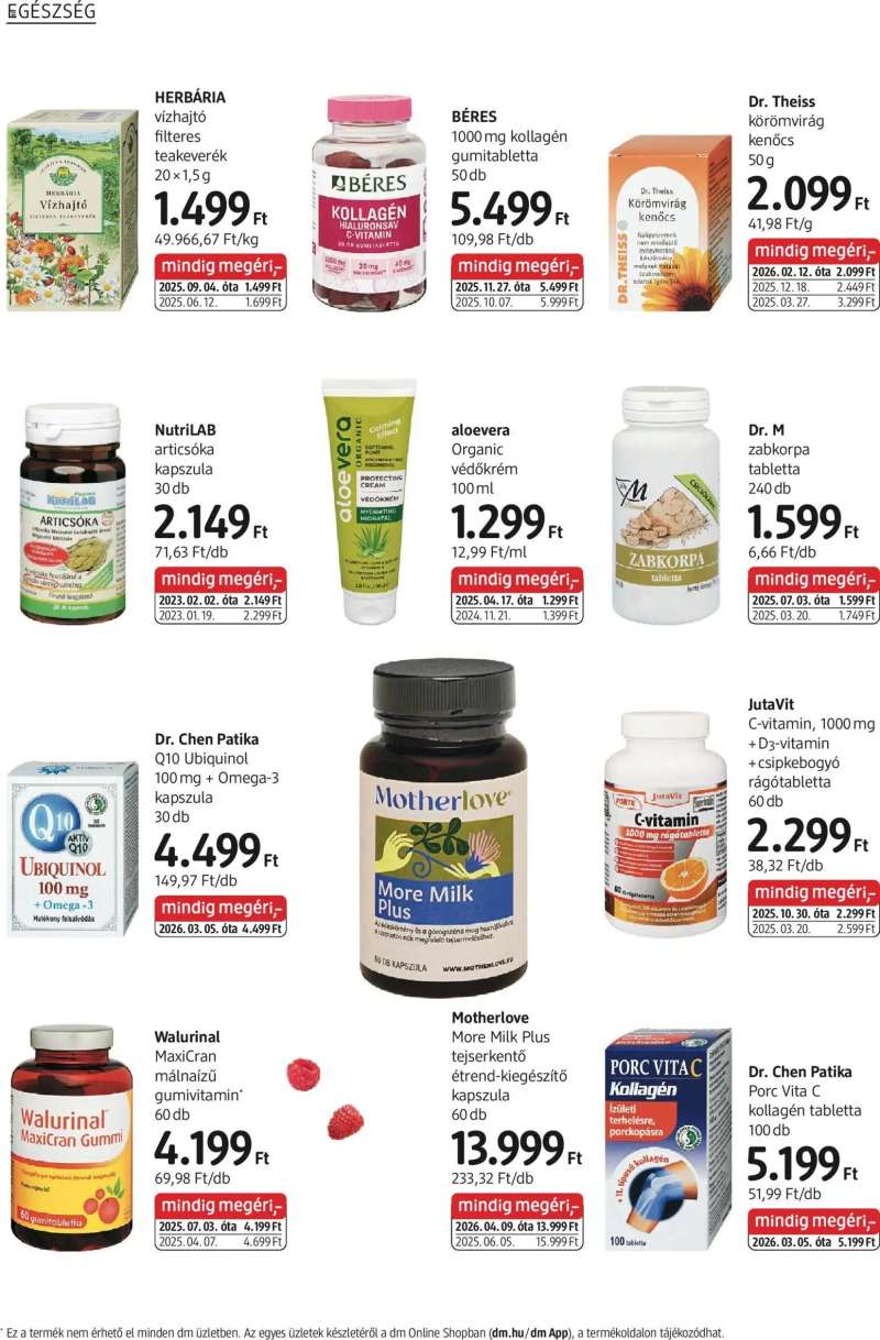 DM Drogerie Markt DM Drogerie Markt akciós újság 16 oldal