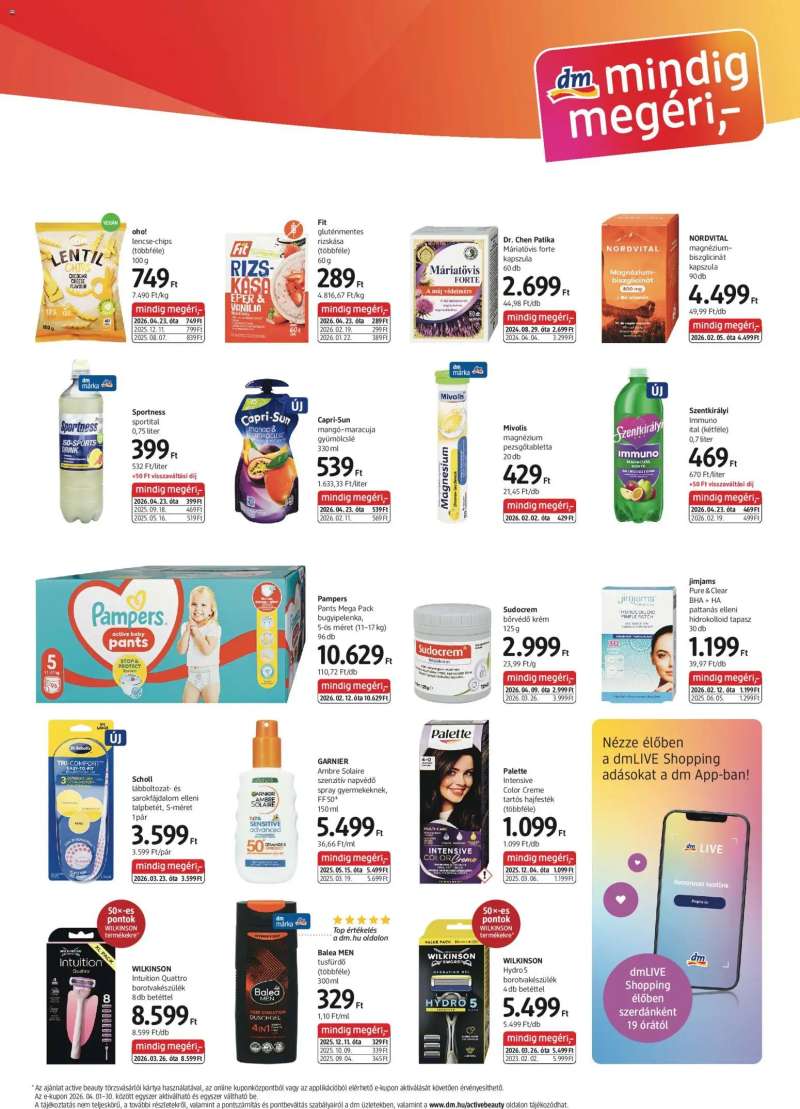 DM Drogerie Markt DM Drogerie Markt akciós újság 3 oldal