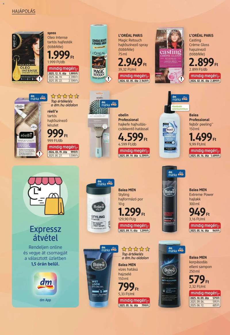 DM Drogerie Markt DM Drogerie Markt akciós újság 10 oldal