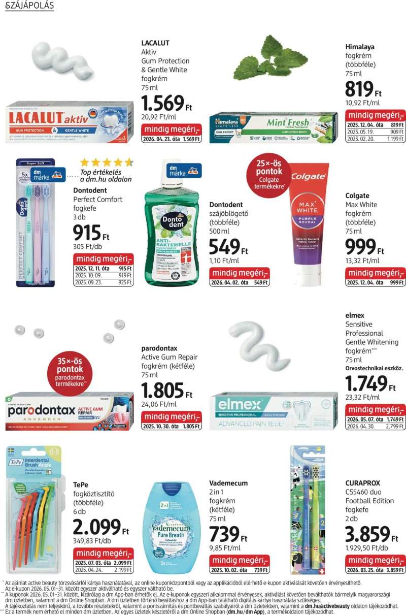 DM Drogerie Markt DM Drogerie Markt akciós újság 14 oldal