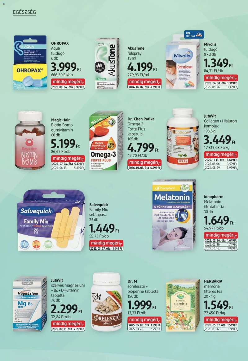 DM Drogerie Markt DM Drogerie Markt akciós újság 16 oldal