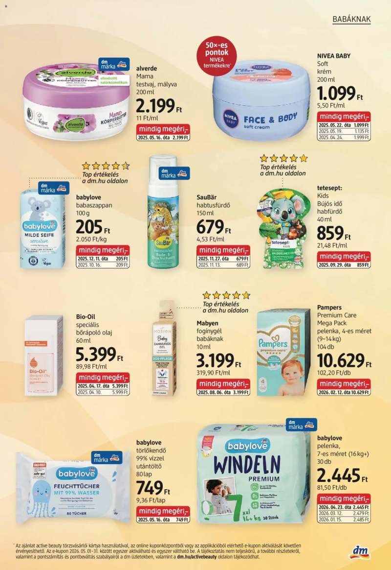 DM Drogerie Markt DM Drogerie Markt akciós újság 21 oldal