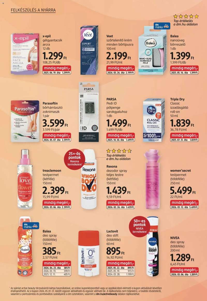 DM Drogerie Markt DM Drogerie Markt akciós újság 6 oldal