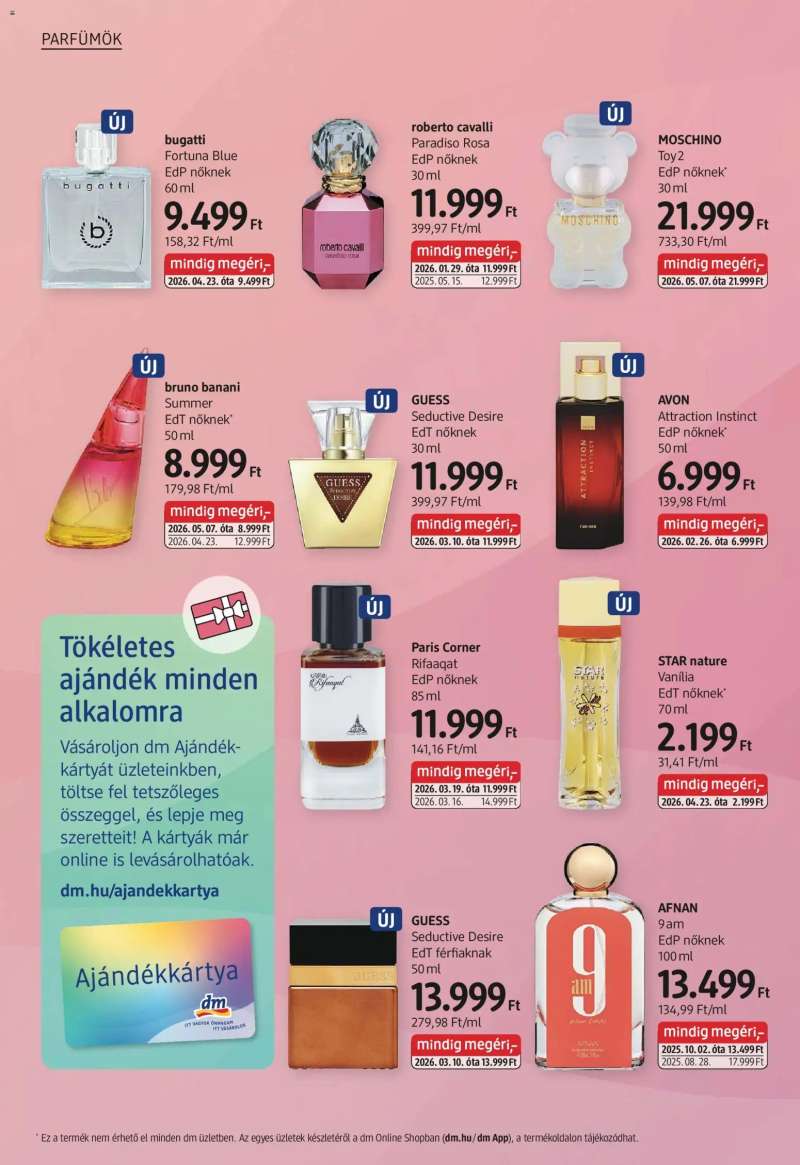 DM Drogerie Markt DM Drogerie Markt akciós újság 8 oldal