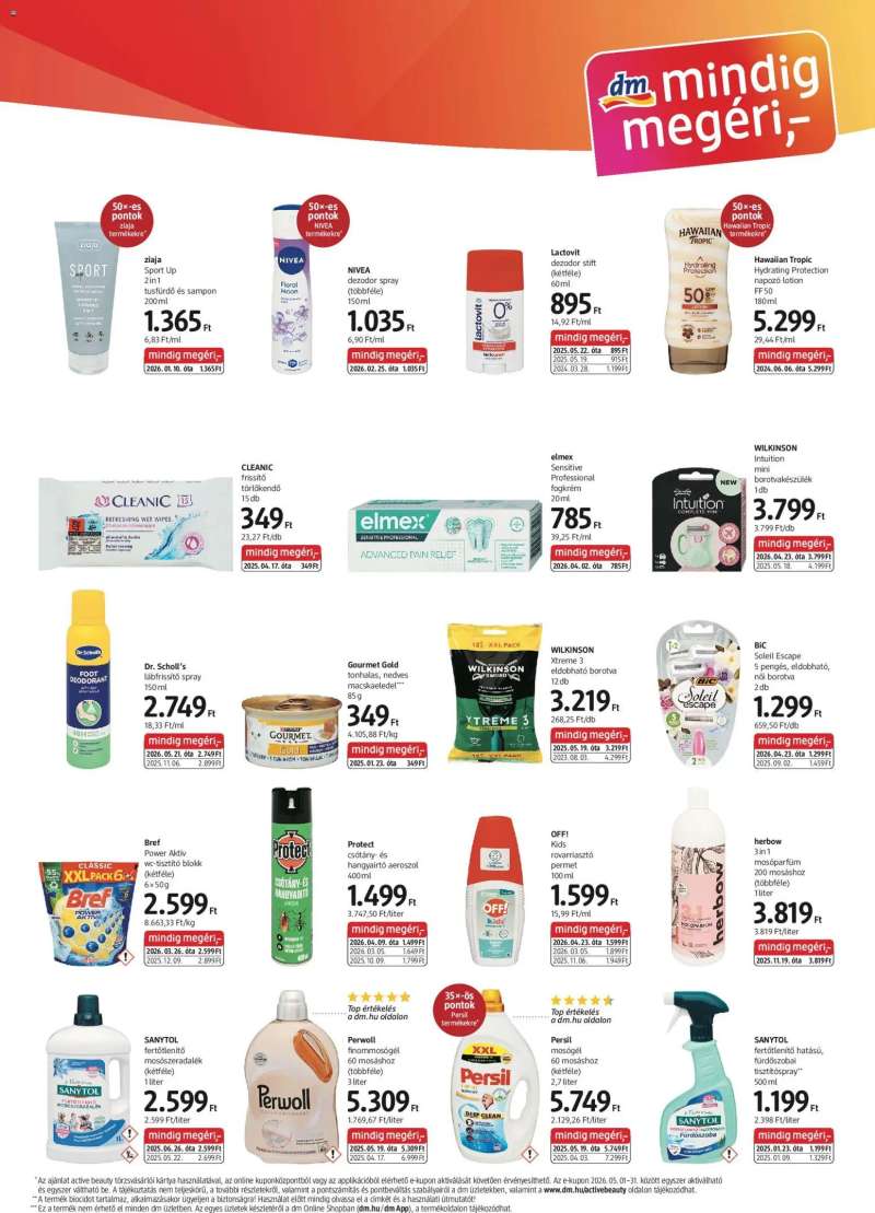 DM Drogerie Markt DM Drogerie Markt akciós újság 3 oldal