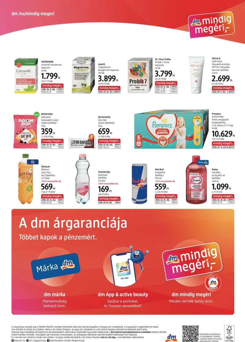 DM Drogerie Markt DM Drogerie Markt akciós újság 4 oldal