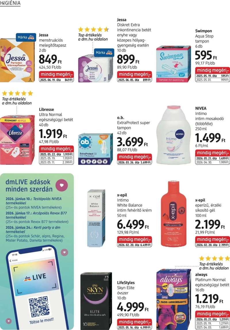 DM Drogerie Markt DM Drogerie Markt akciós újság 14 oldal