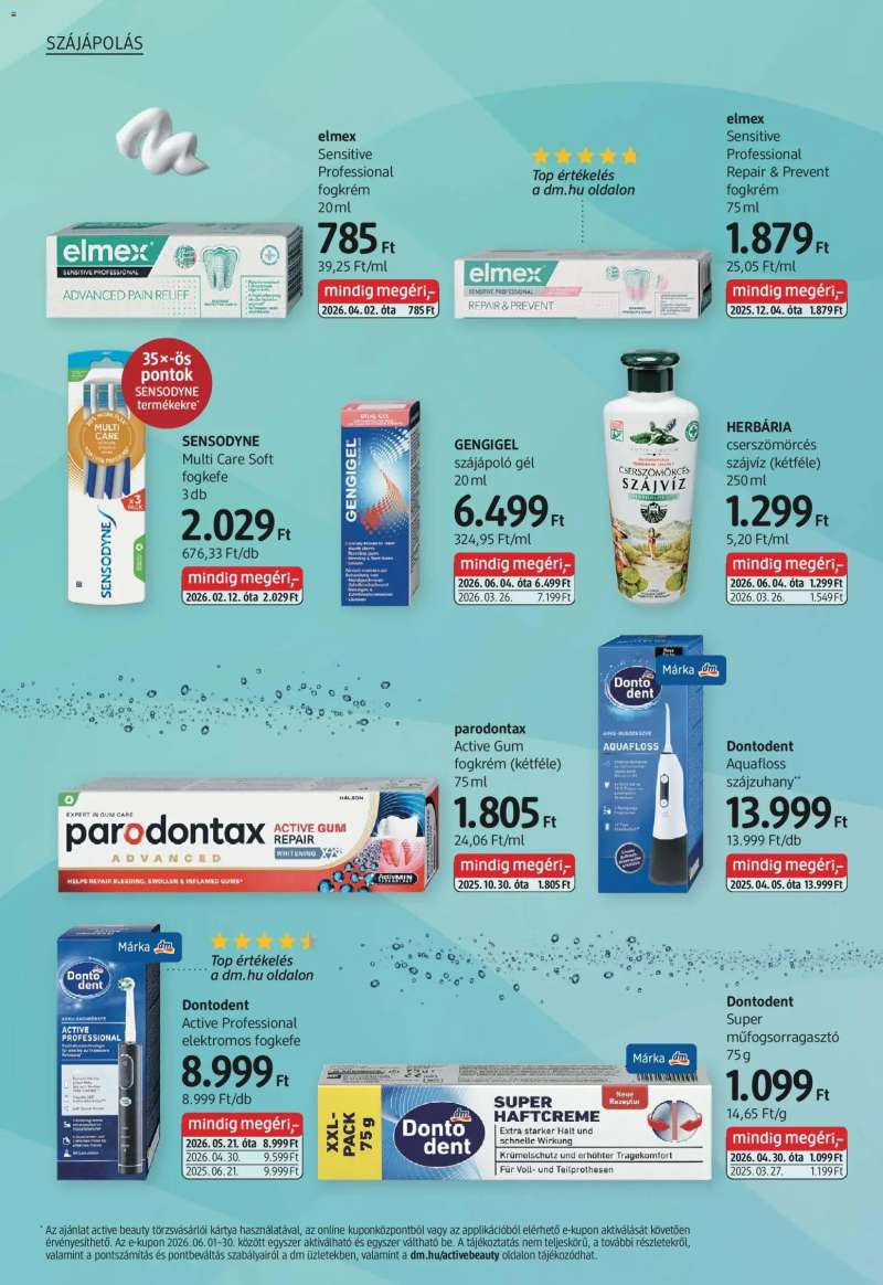 DM Drogerie Markt DM Drogerie Markt akciós újság 16 oldal