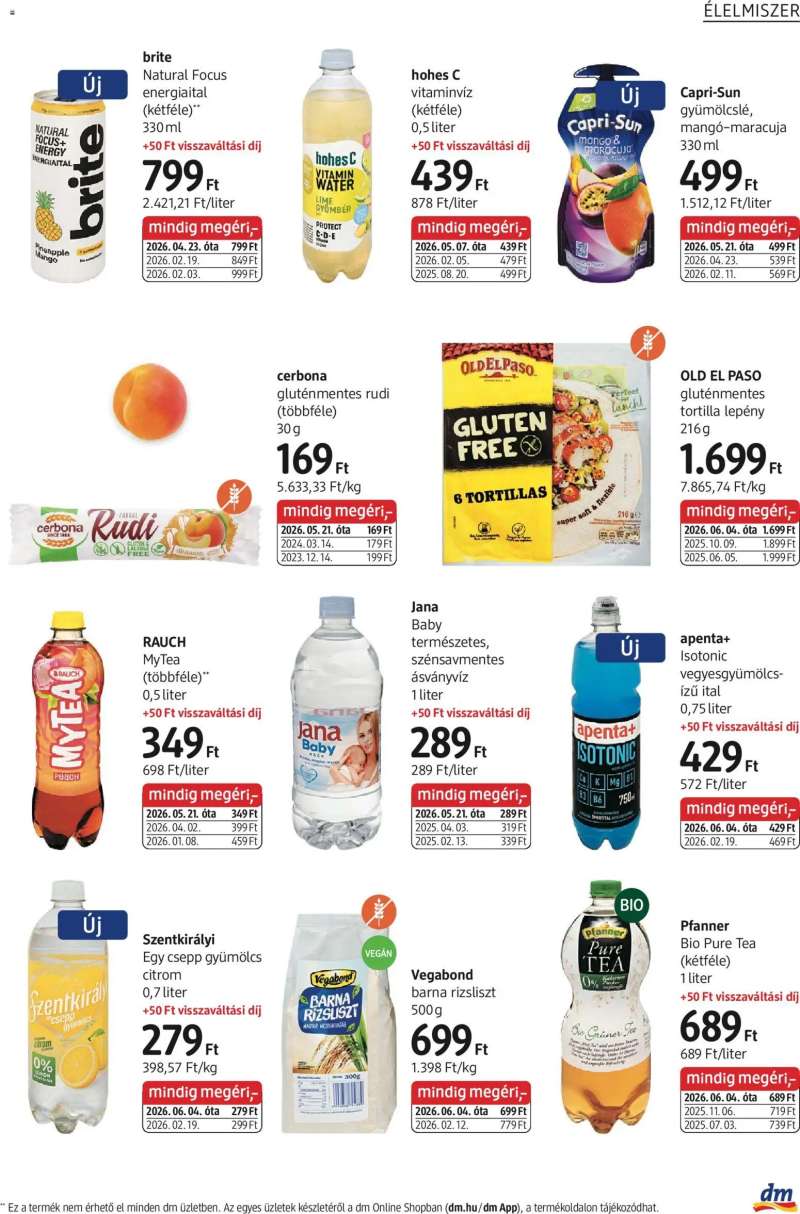 DM Drogerie Markt DM Drogerie Markt akciós újság 17 oldal