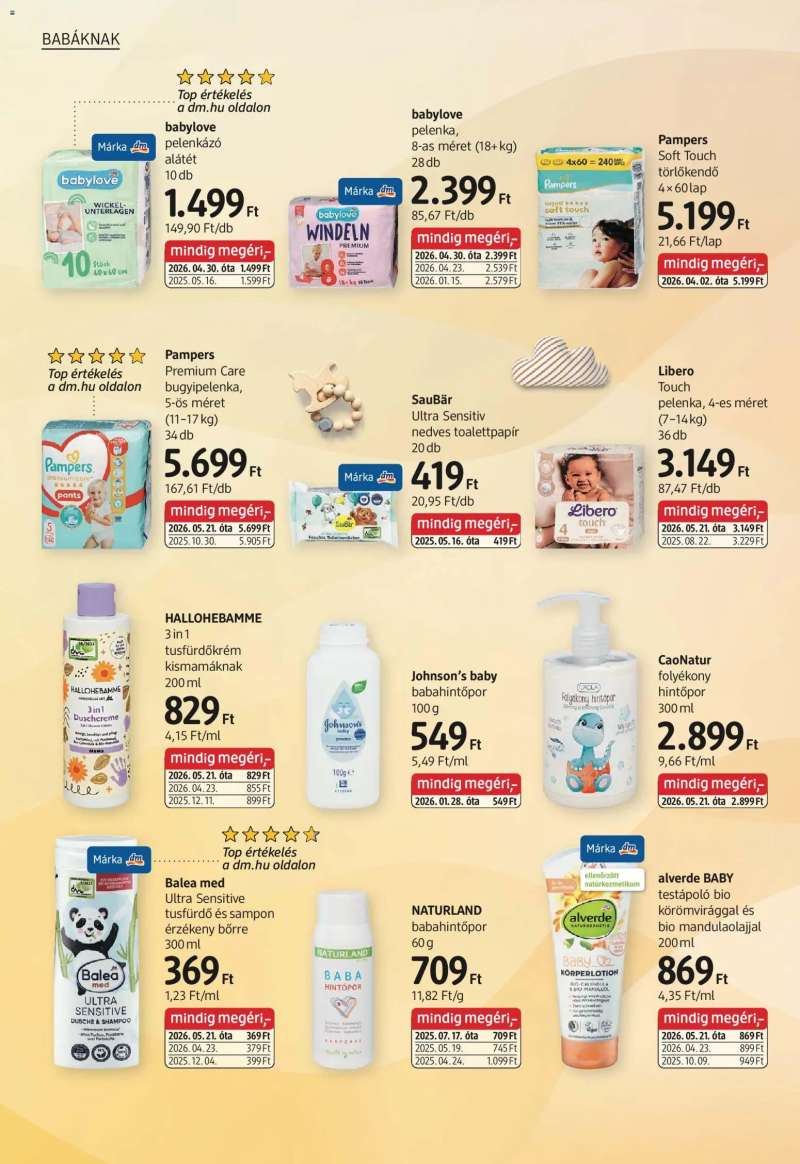 DM Drogerie Markt DM Drogerie Markt akciós újság 18 oldal