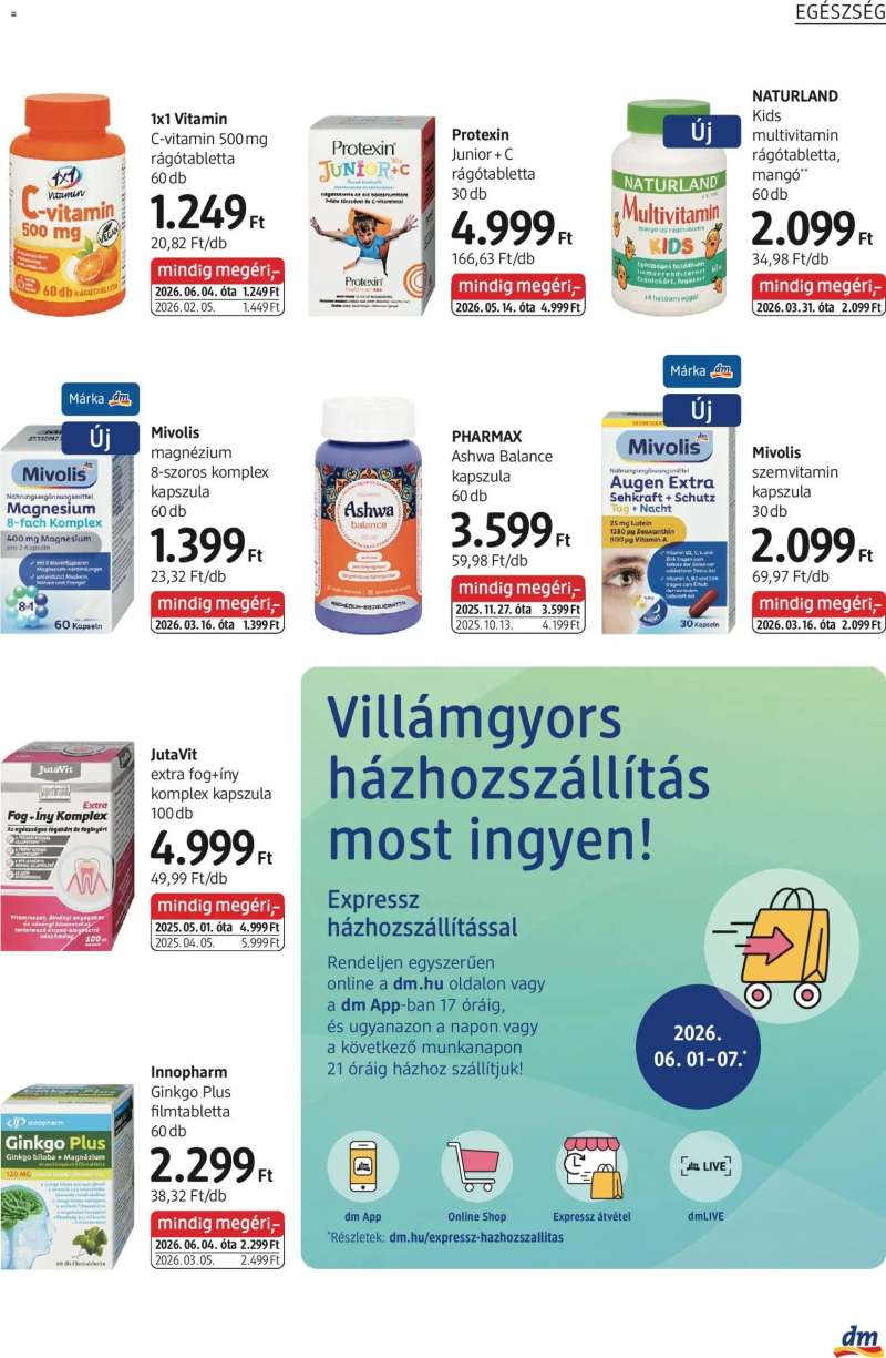 DM Drogerie Markt DM Drogerie Markt akciós újság 21 oldal