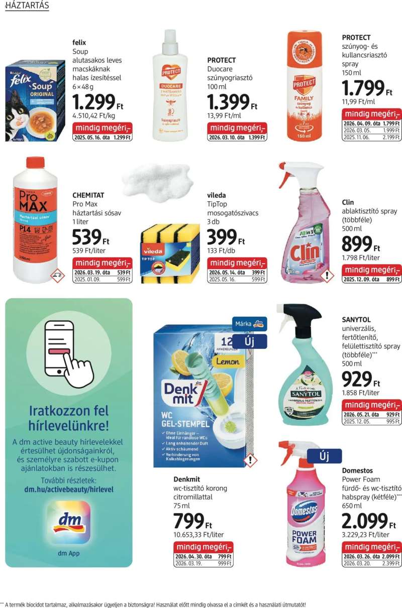DM Drogerie Markt DM Drogerie Markt akciós újság 22 oldal
