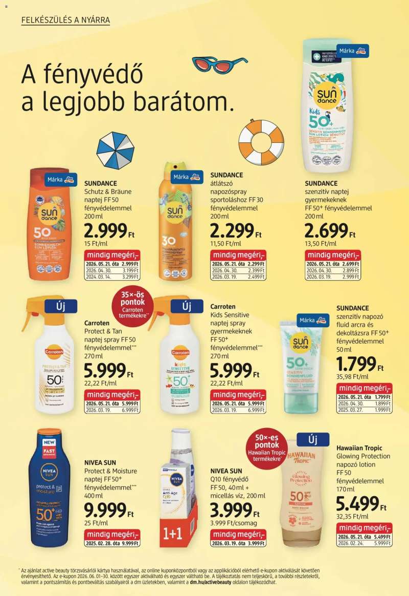 DM Drogerie Markt DM Drogerie Markt akciós újság 4 oldal