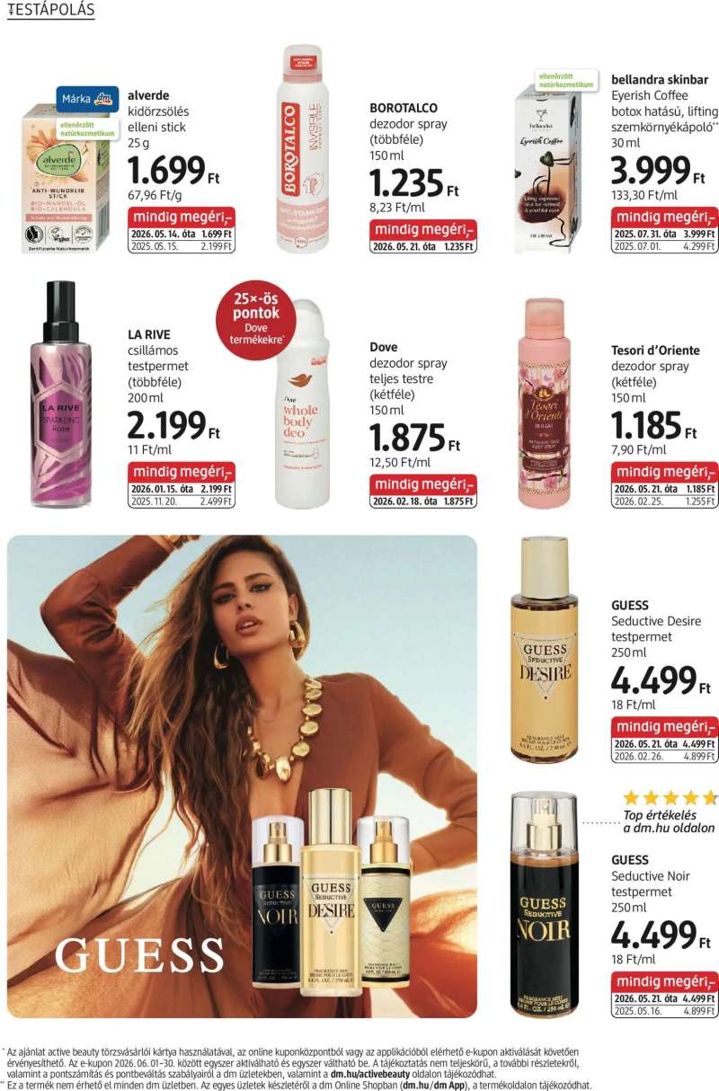 DM Drogerie Markt DM Drogerie Markt akciós újság 6 oldal