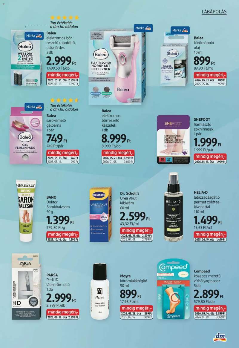 DM Drogerie Markt DM Drogerie Markt akciós újság 7 oldal