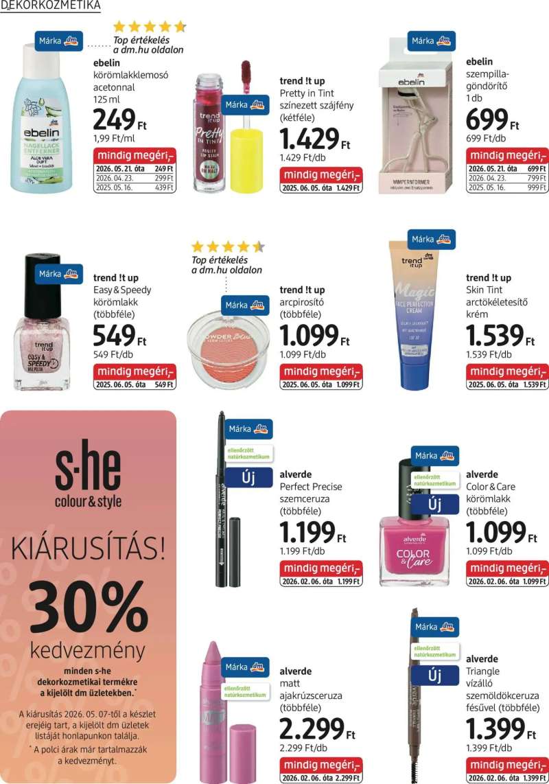 DM Drogerie Markt DM Drogerie Markt akciós újság 8 oldal