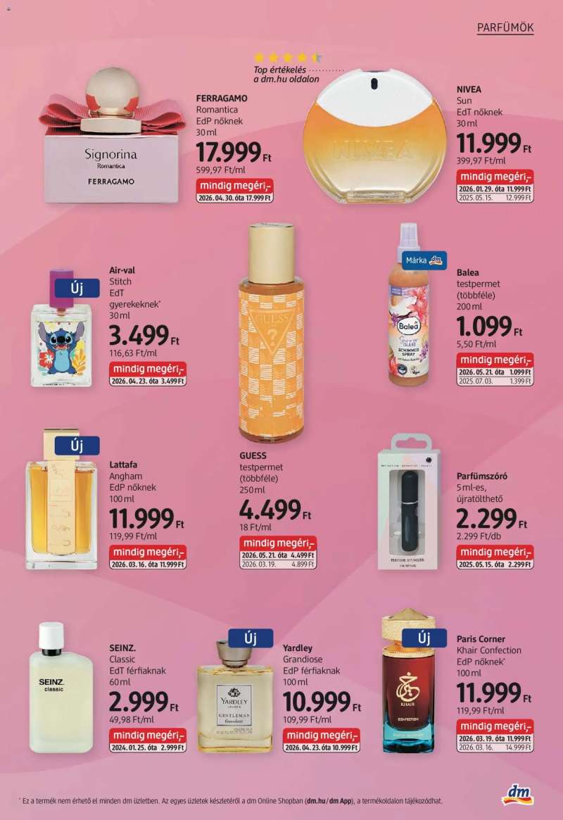 DM Drogerie Markt DM Drogerie Markt akciós újság 9 oldal