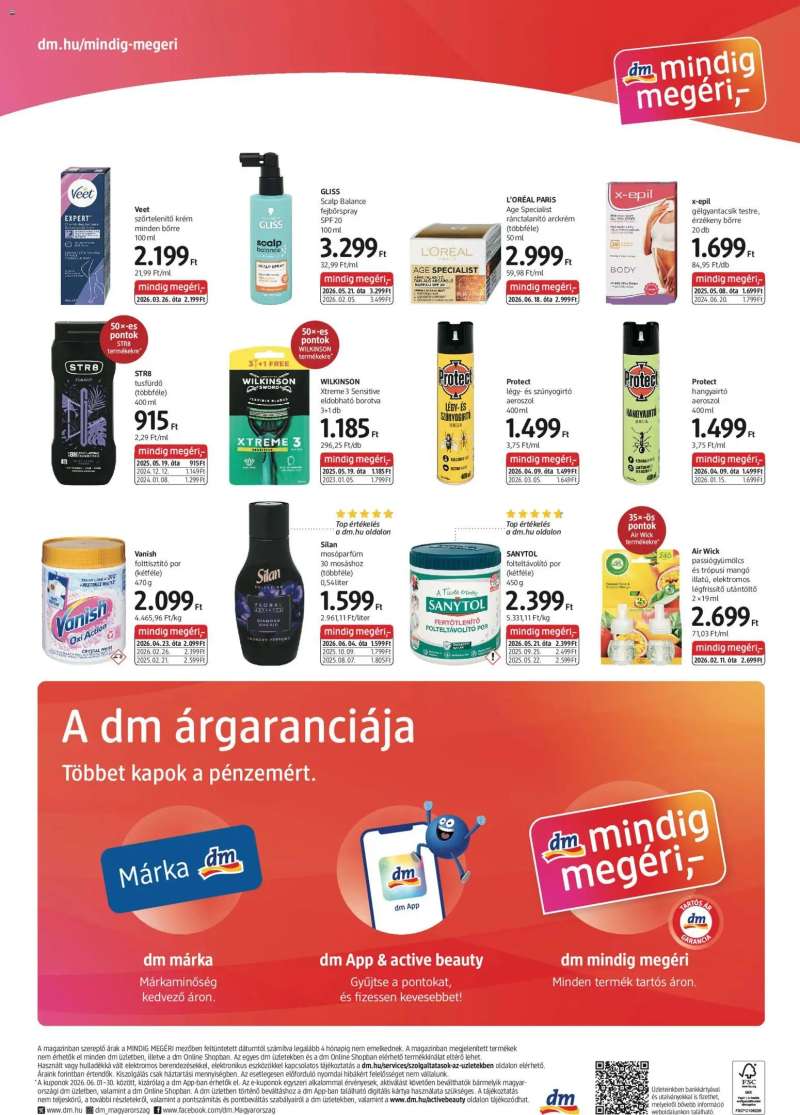 DM Drogerie Markt DM Drogerie Markt akciós újság 4 oldal