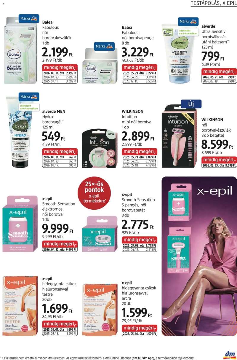 DM Drogerie Markt DM Drogerie Markt akciós újság 13 oldal