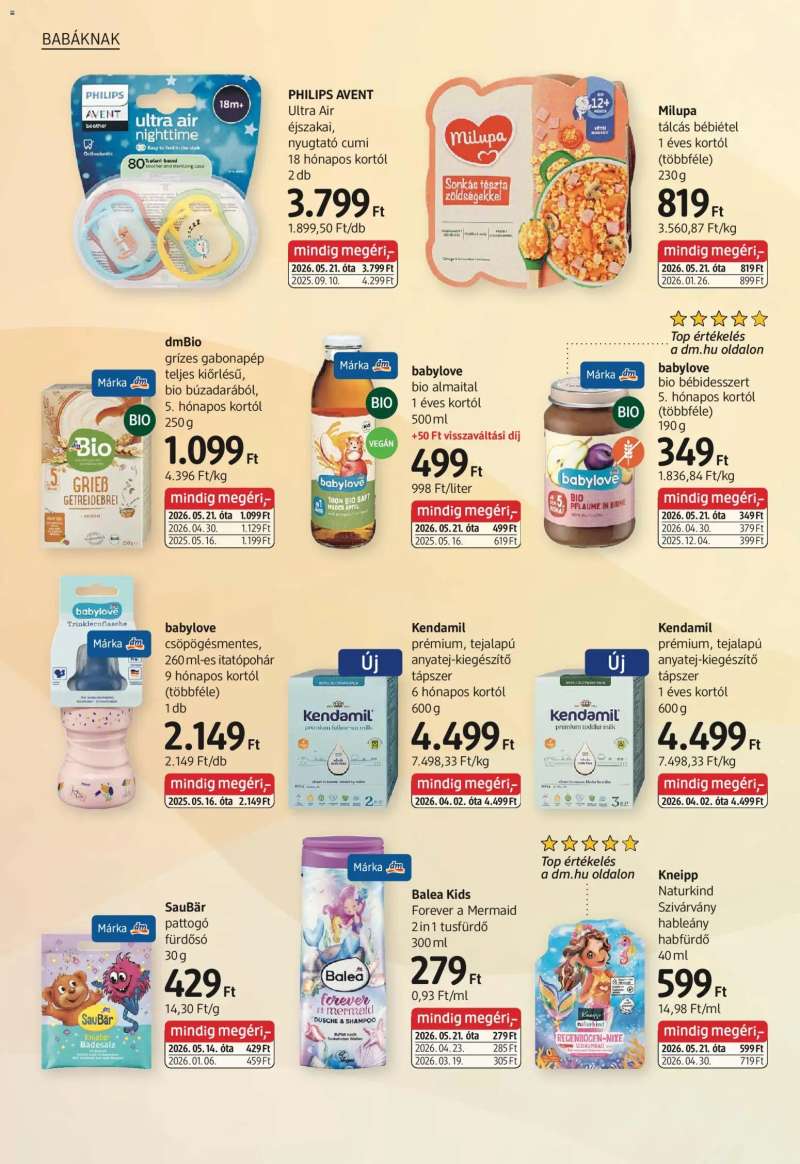 DM Drogerie Markt DM Drogerie Markt akciós újság 16 oldal