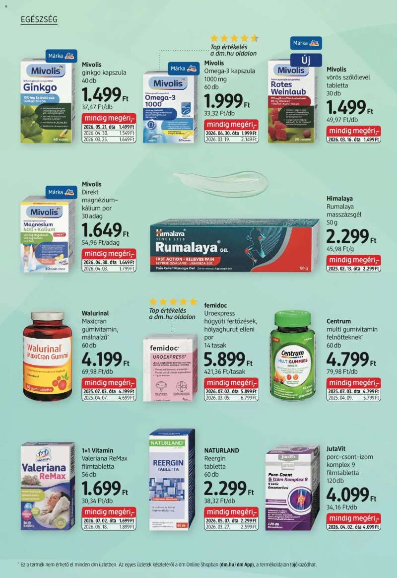 DM Drogerie Markt DM Drogerie Markt akciós újság 20 oldal