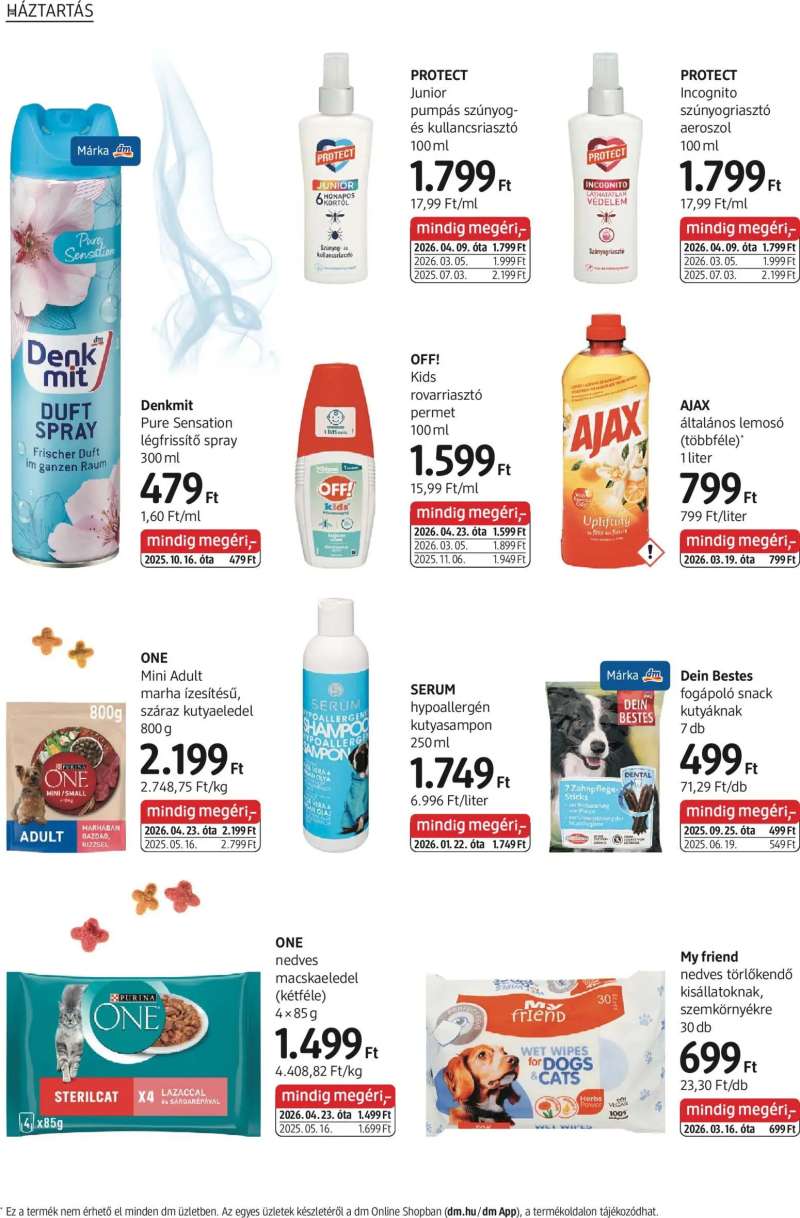DM Drogerie Markt DM Drogerie Markt akciós újság 22 oldal