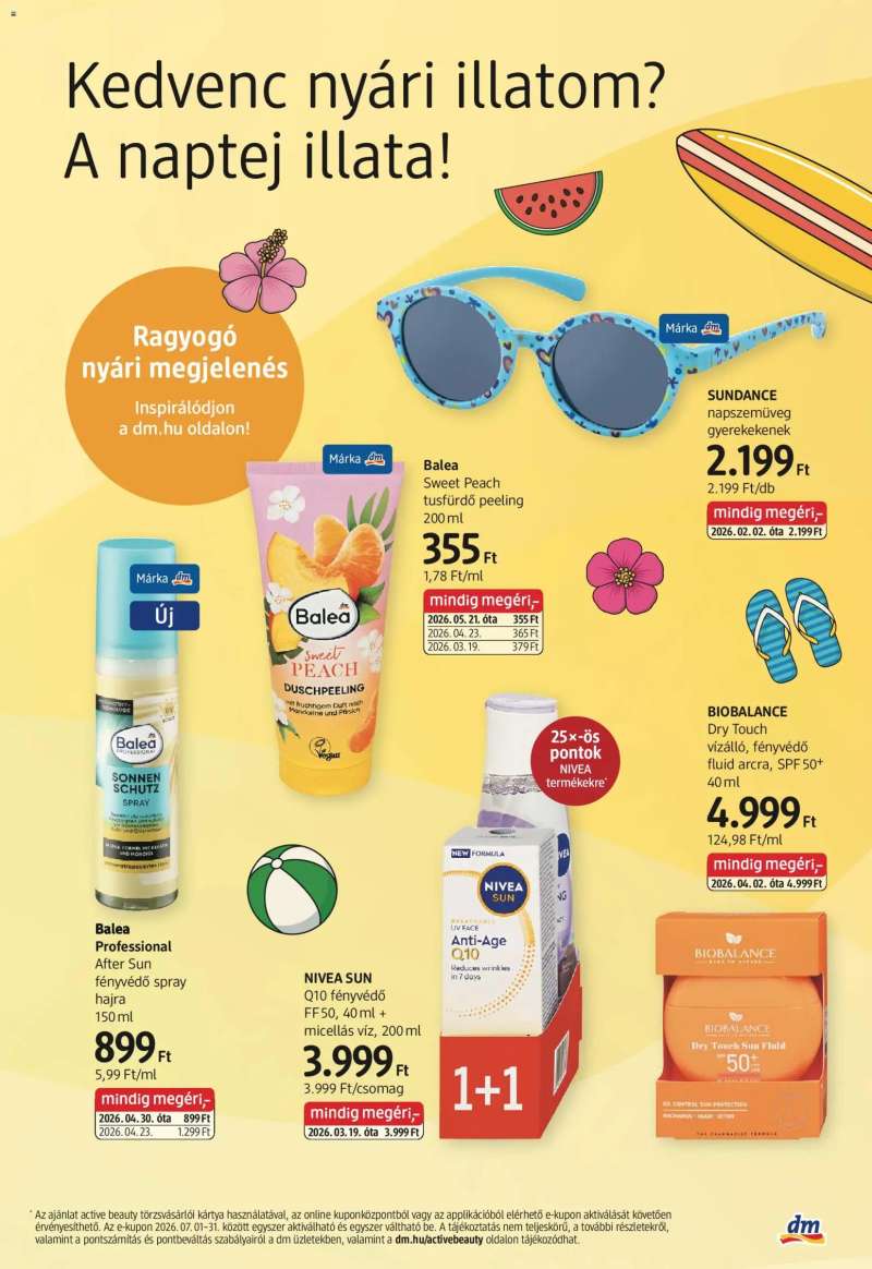 DM Drogerie Markt DM Drogerie Markt akciós újság 3 oldal