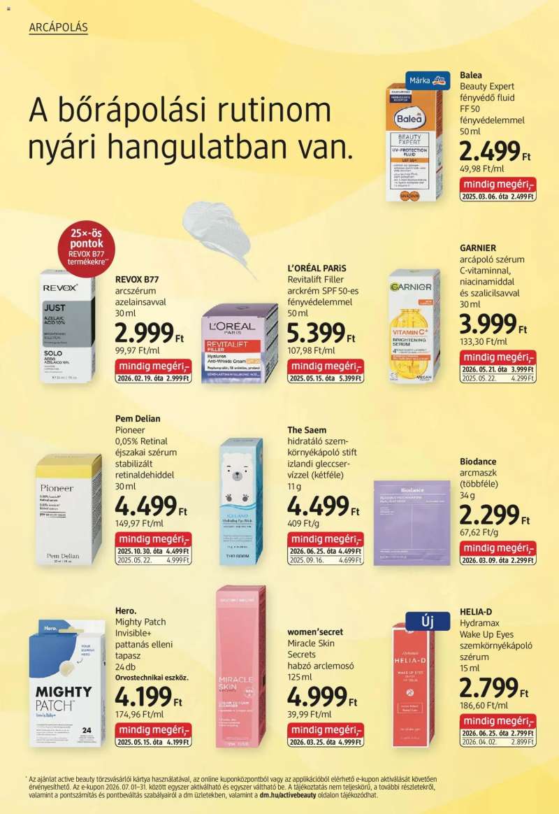 DM Drogerie Markt DM Drogerie Markt akciós újság 4 oldal