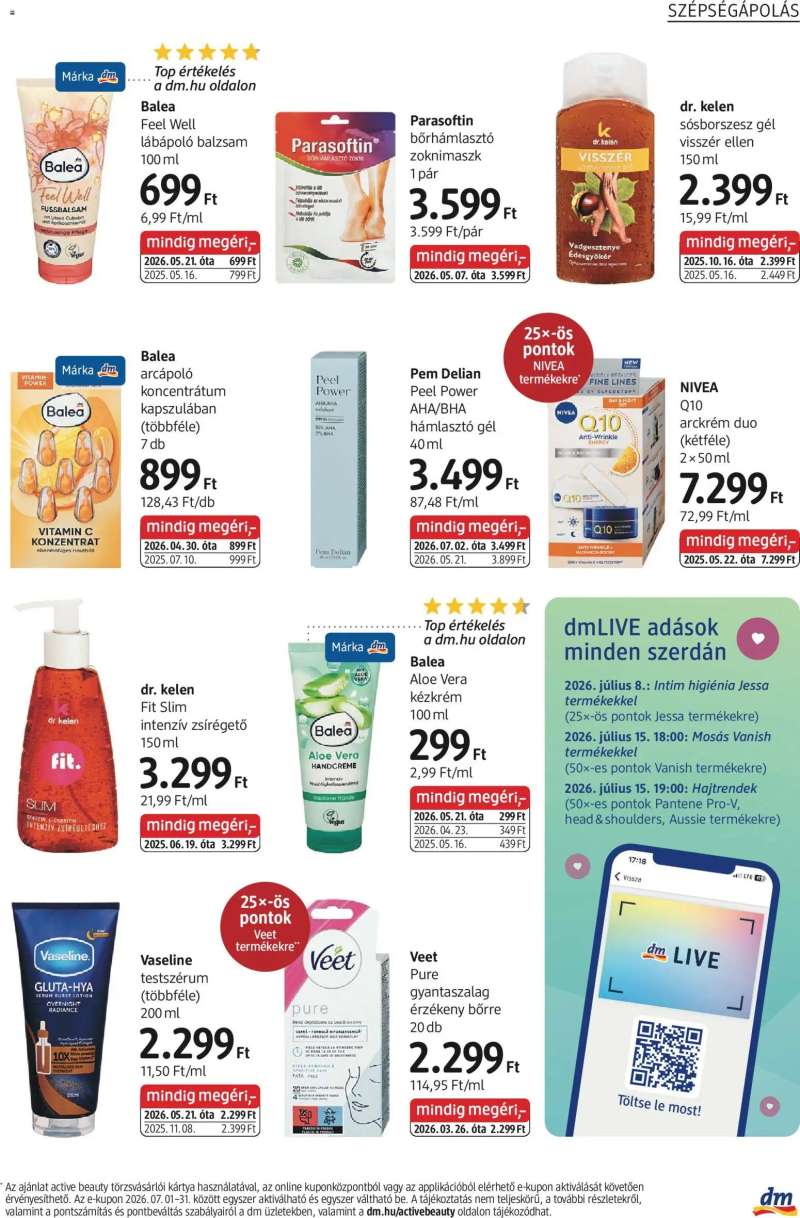 DM Drogerie Markt DM Drogerie Markt akciós újság 5 oldal