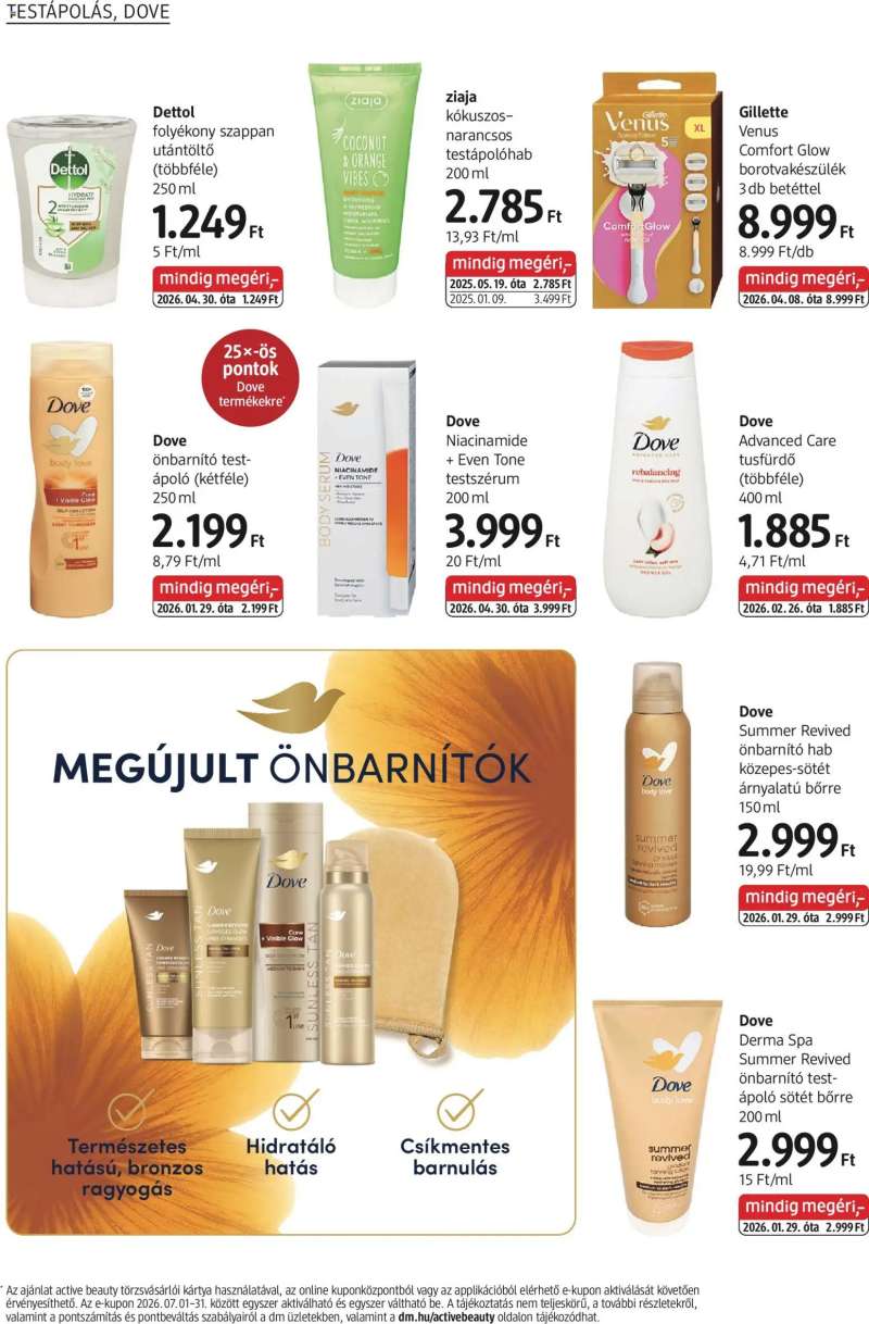 DM Drogerie Markt DM Drogerie Markt akciós újság 6 oldal