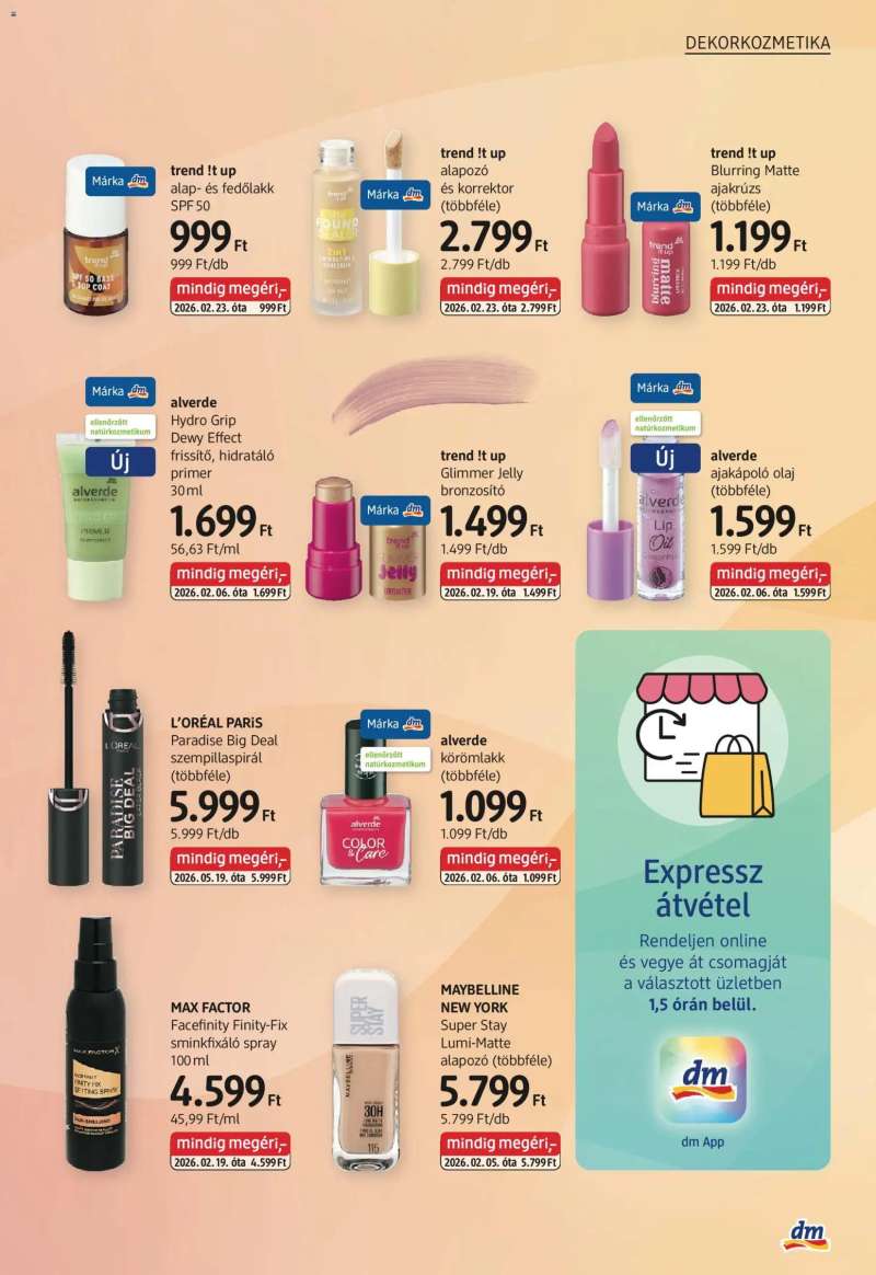 DM Drogerie Markt DM Drogerie Markt akciós újság 7 oldal
