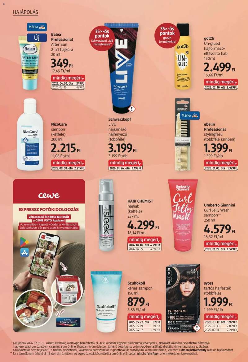 DM Drogerie Markt DM Drogerie Markt akciós újság 8 oldal