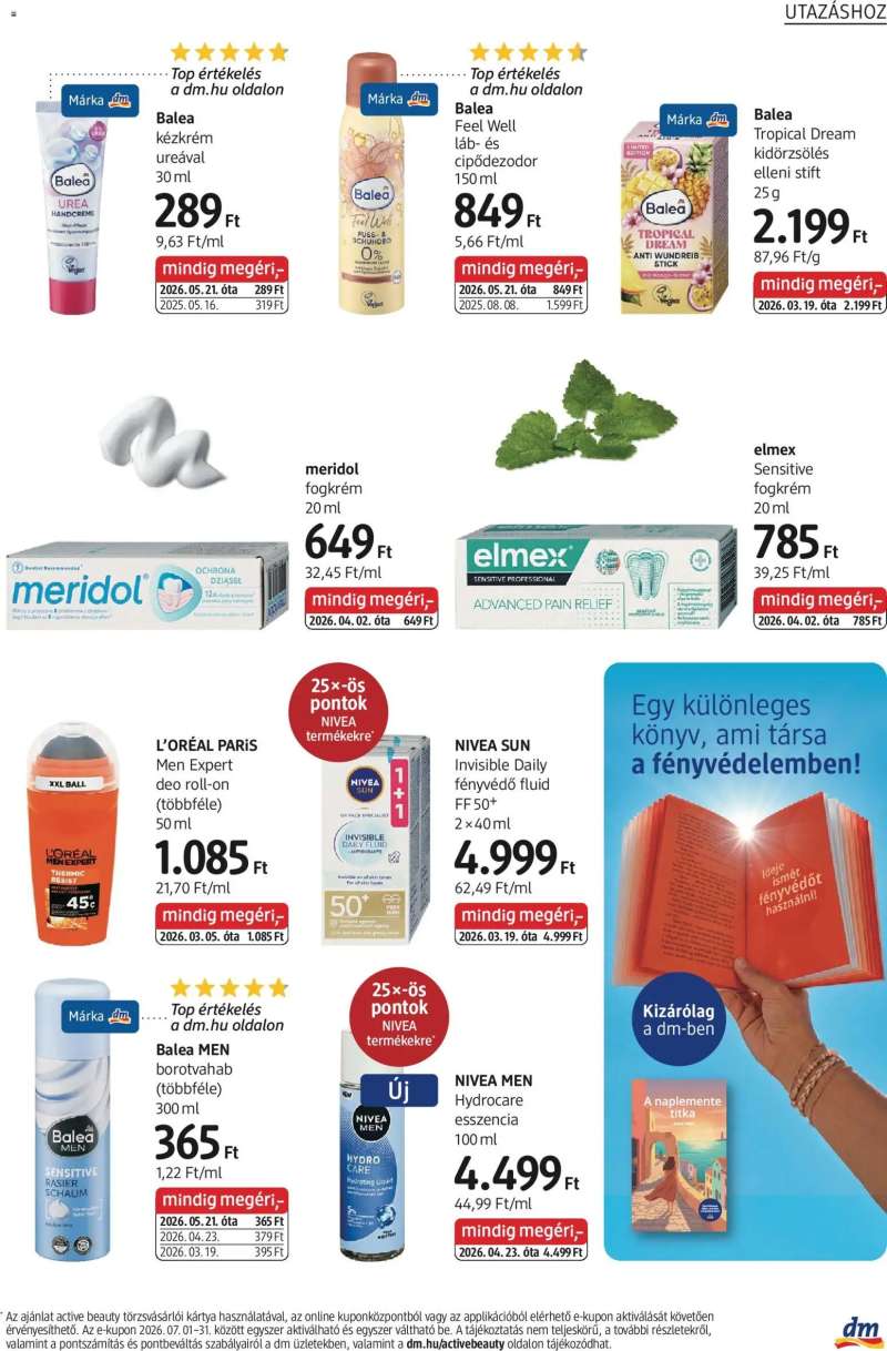 DM Drogerie Markt DM Drogerie Markt akciós újság 9 oldal