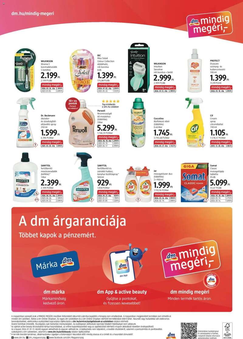 DM Drogerie Markt DM Drogerie Markt akciós újság 4 oldal