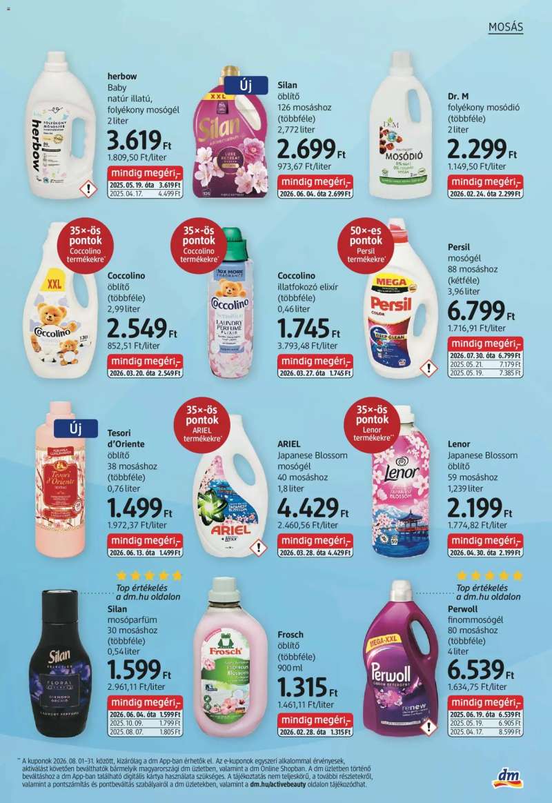 DM Drogerie Markt DM Drogerie Markt akciós újság 21 oldal