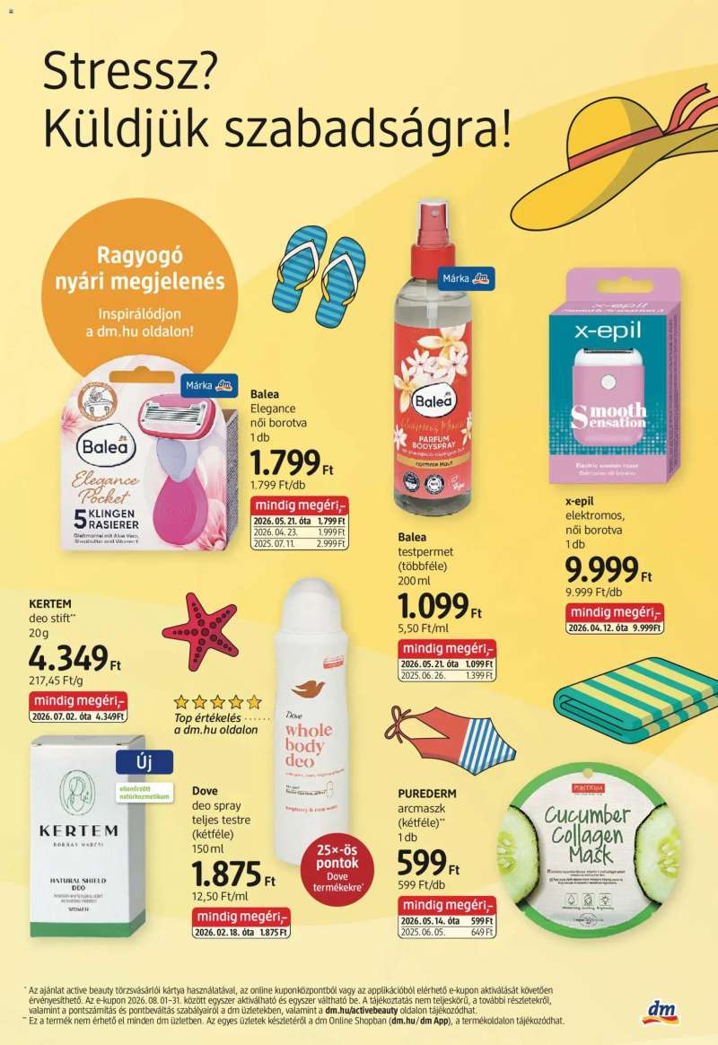 DM Drogerie Markt DM Drogerie Markt akciós újság 3 oldal